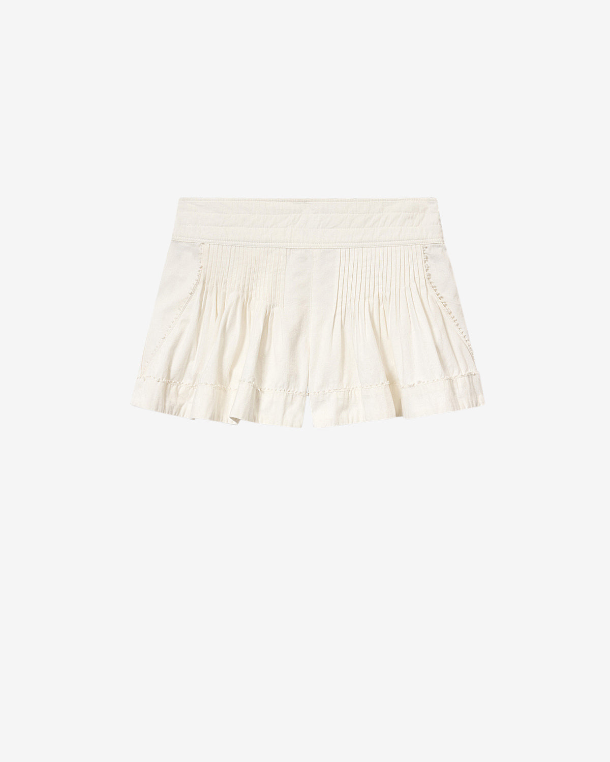 Cybila cotton shorts - White - Woman - 5