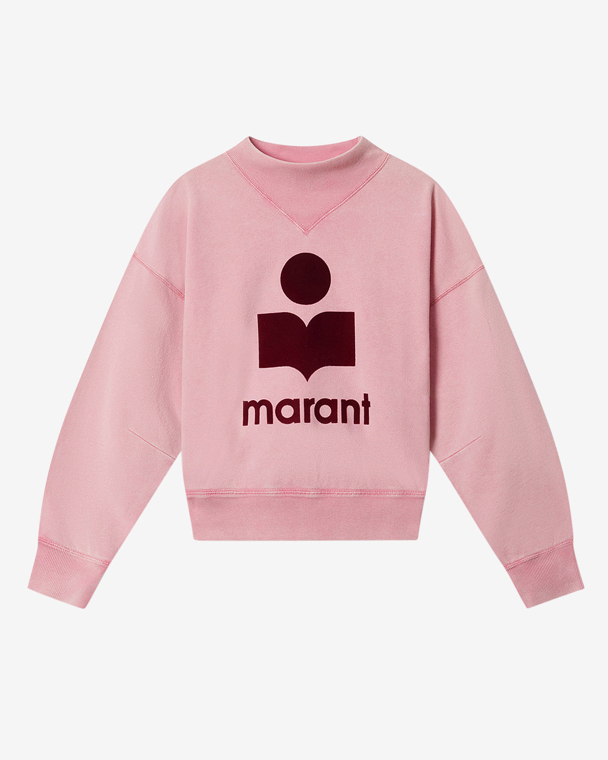 Moby ロゴ コットン スウェットシャツ - Bubblegum-burgundy - Woman - 5