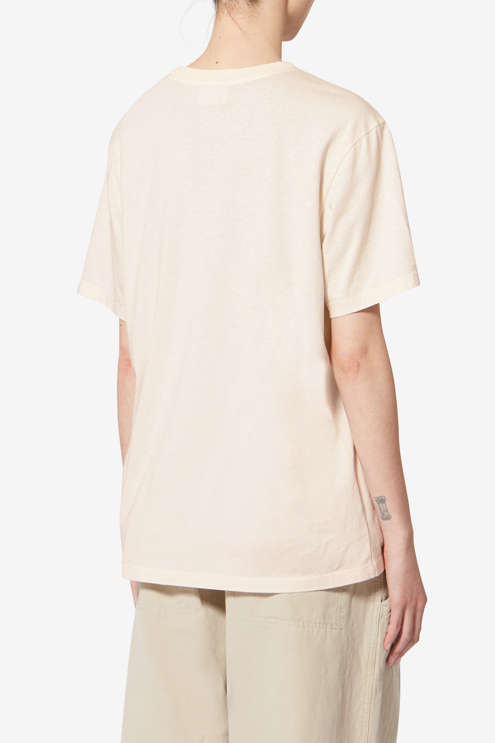 T-shirt in cotone zewel con logo - Ecru - Woman - 5