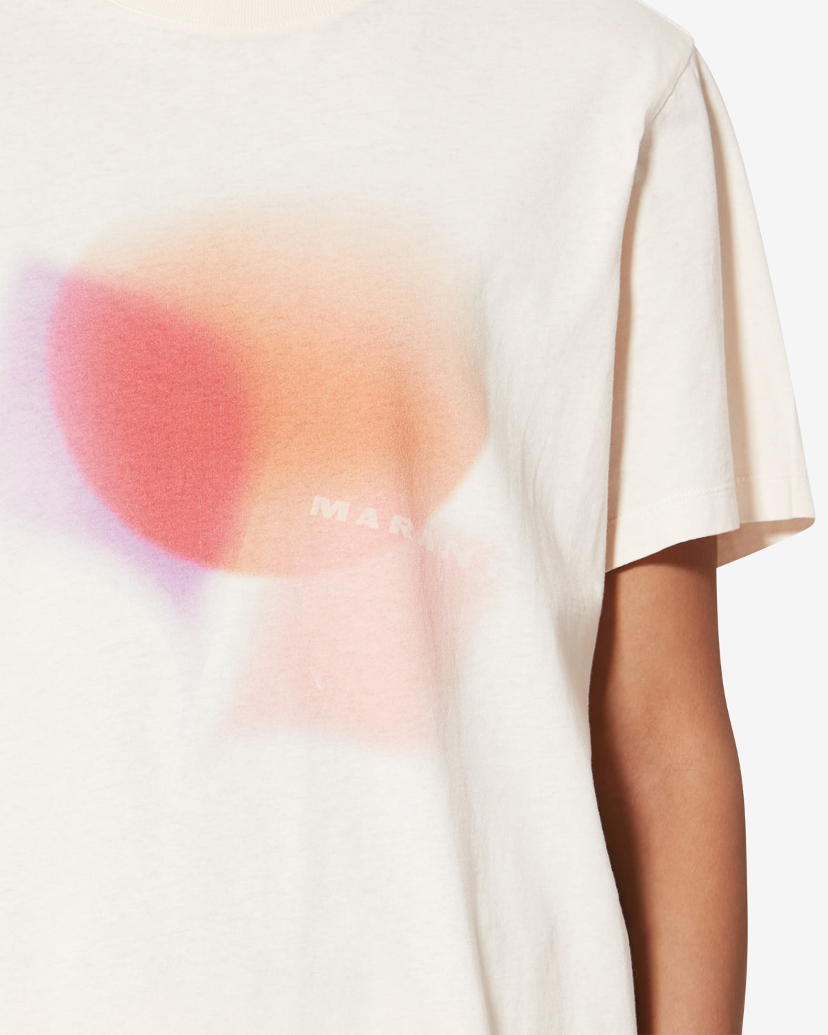 Zewel 프린트 코튼 티셔츠 - 에크루 - Woman - 2