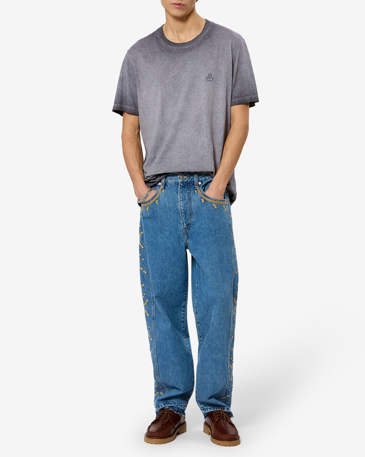 Designer men's T-shirts and Polos | ISABEL MARANT Official Online