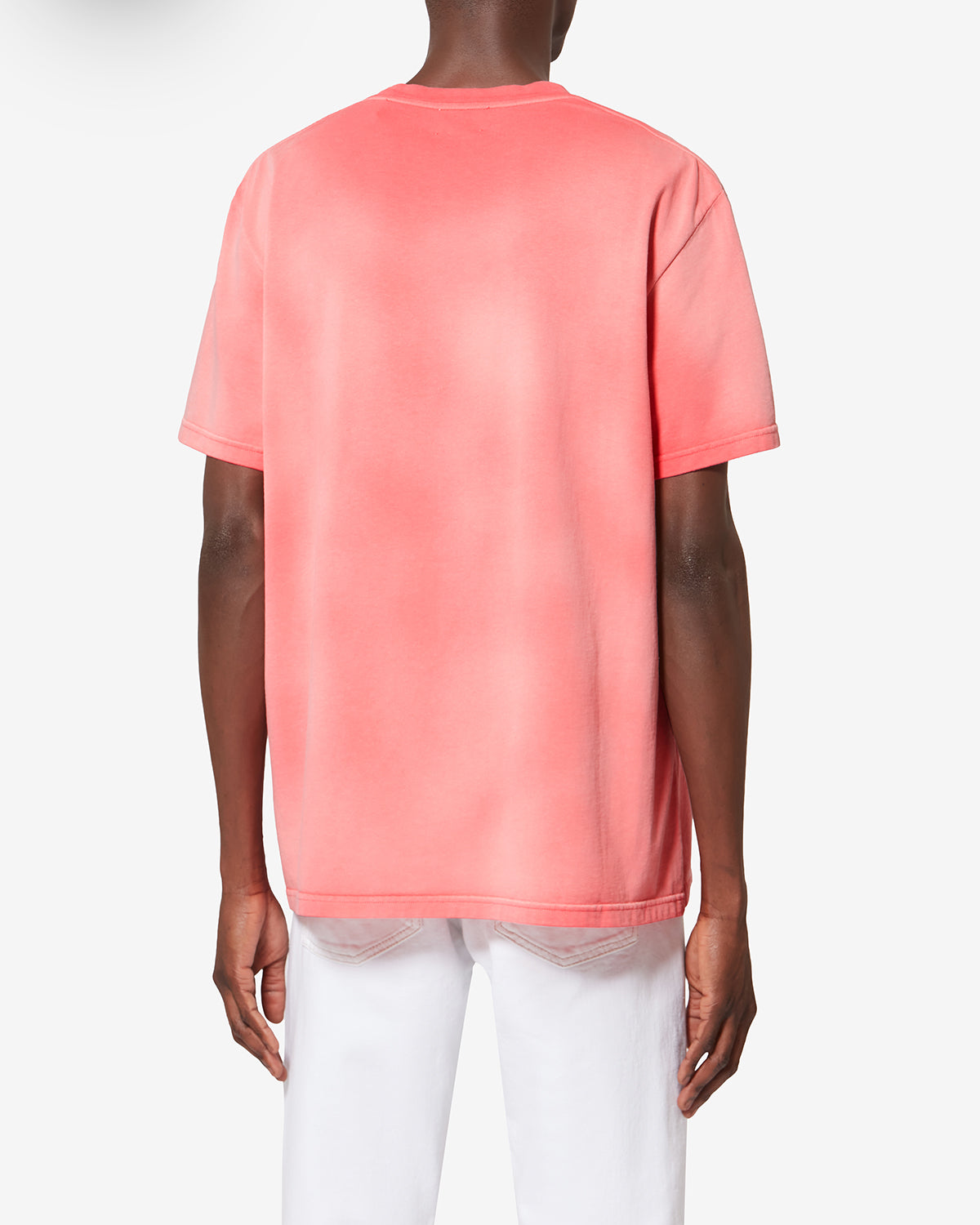 Honoré faded cotton t-shirt - Pink - Man - 4