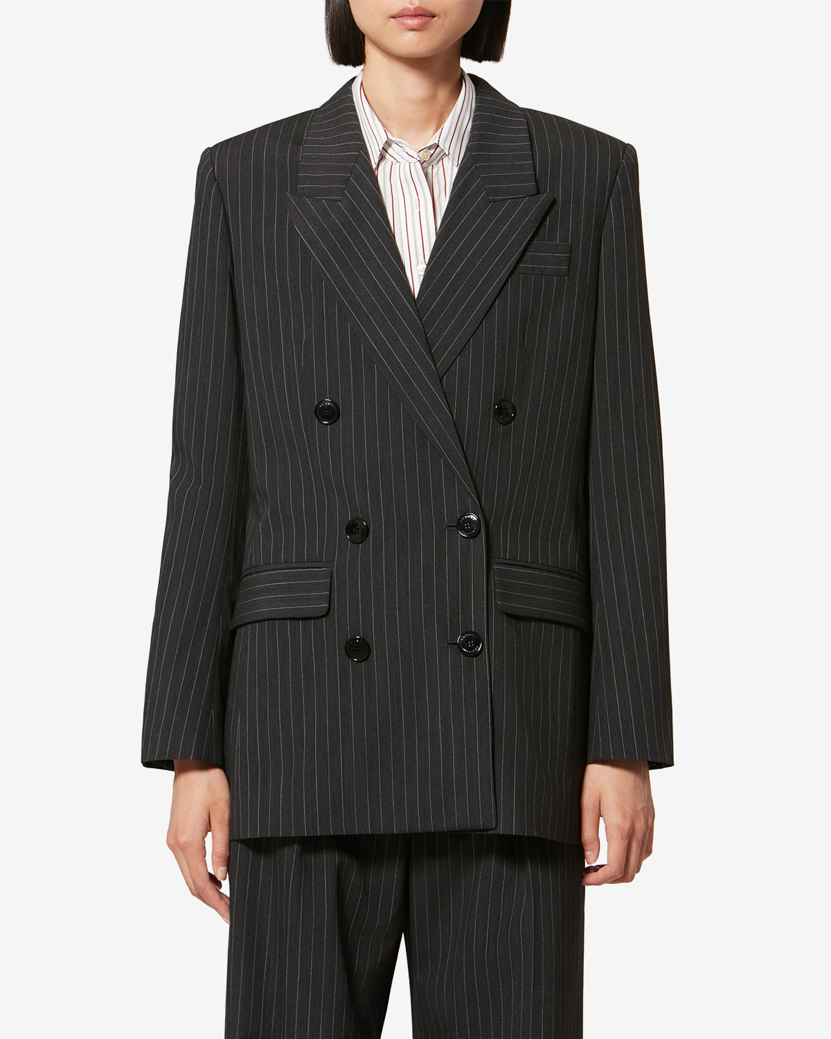 JEVIMA ジャケット 女性 anthracite | ISABEL MARANT 公式サイト