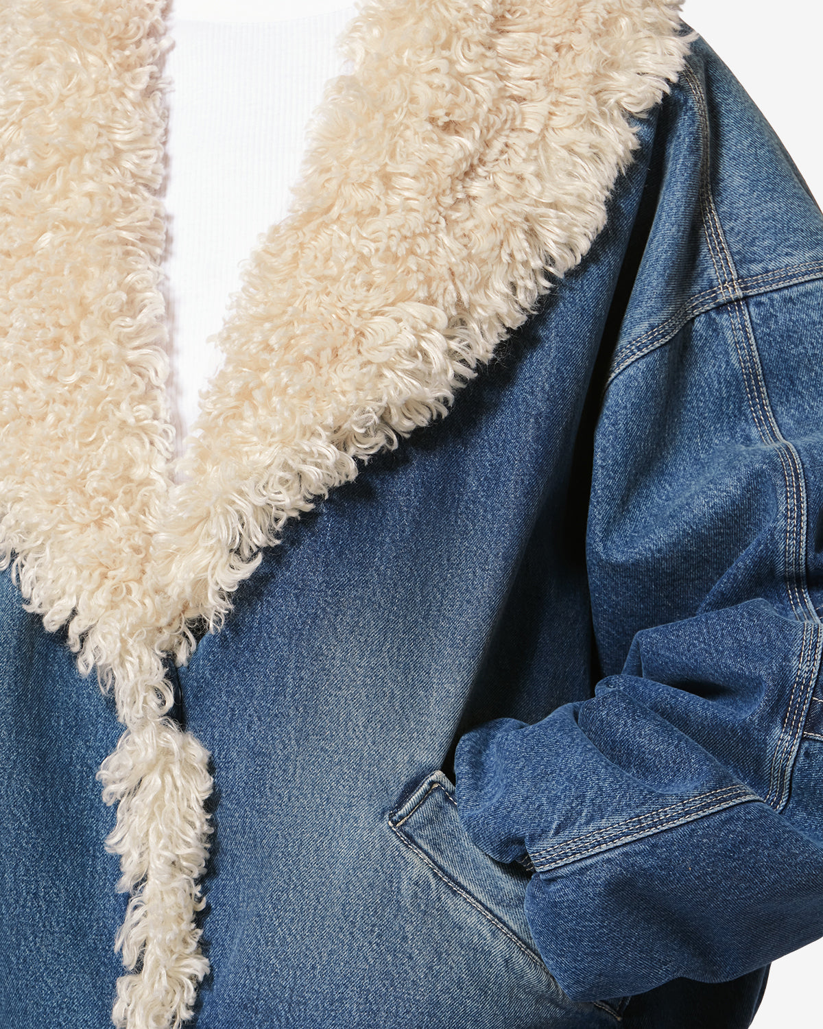 Chaqueta charone de denim - Azul - Woman - 2