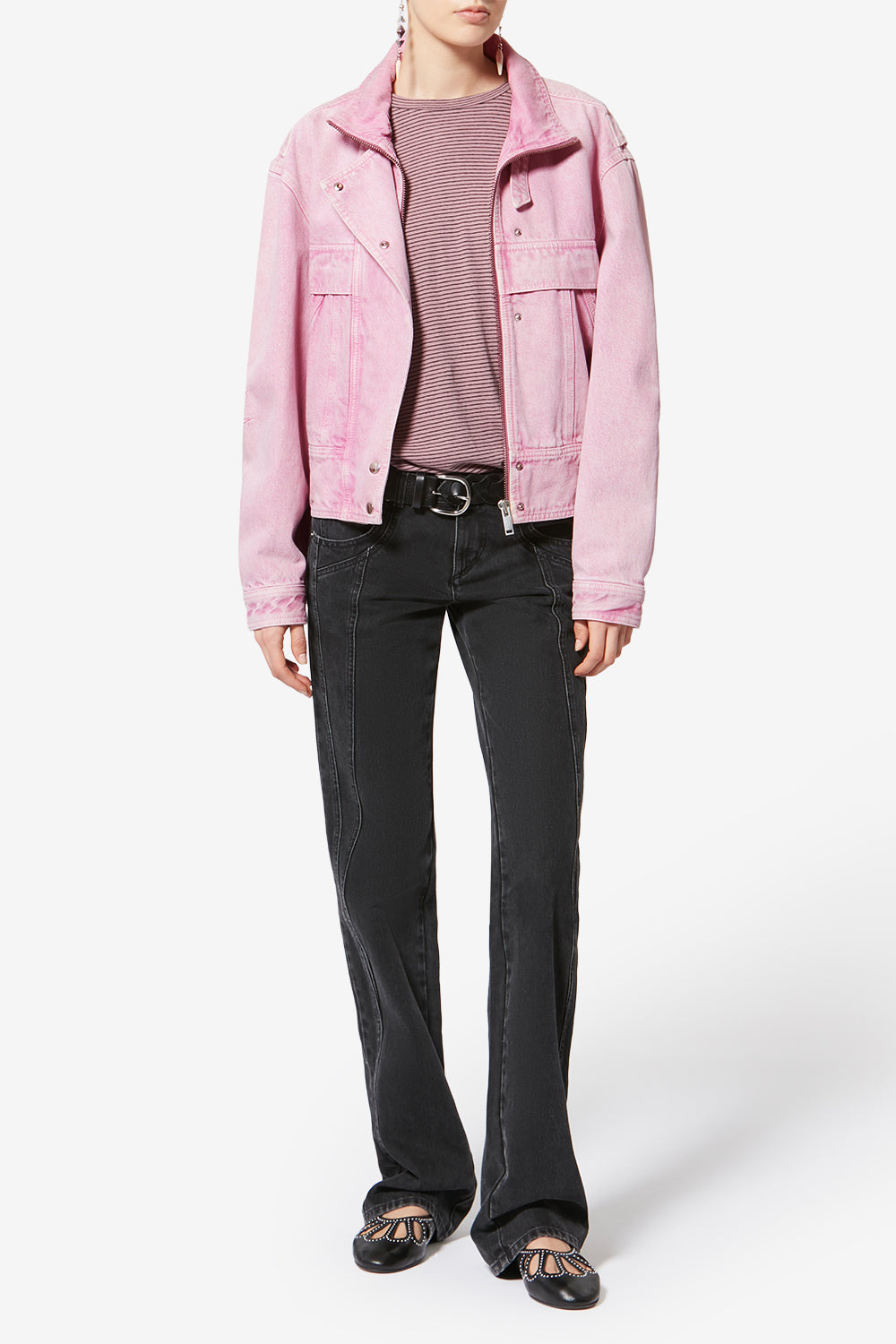 Joseline denim jacket - Pink - Woman - 2