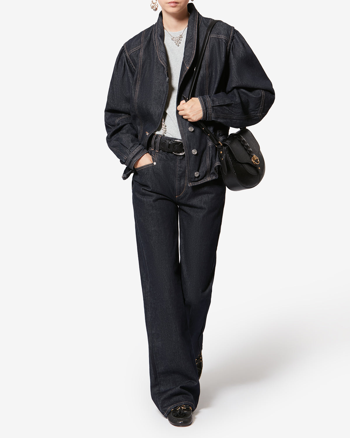 Dolie デニム ジャケット - Dark midnight - Woman - 1