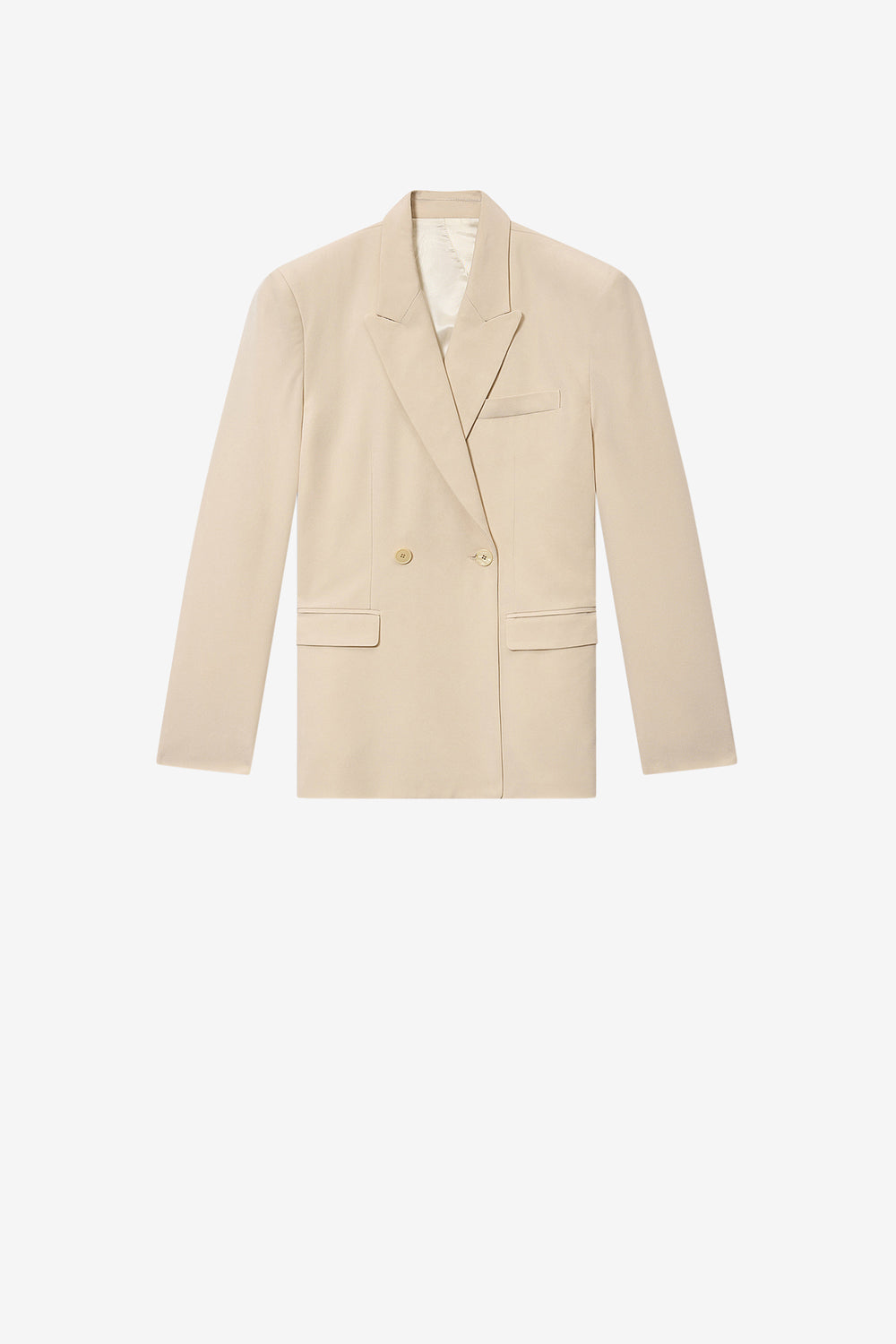 Calie シルククレープ ジャケット - 生成り - Woman