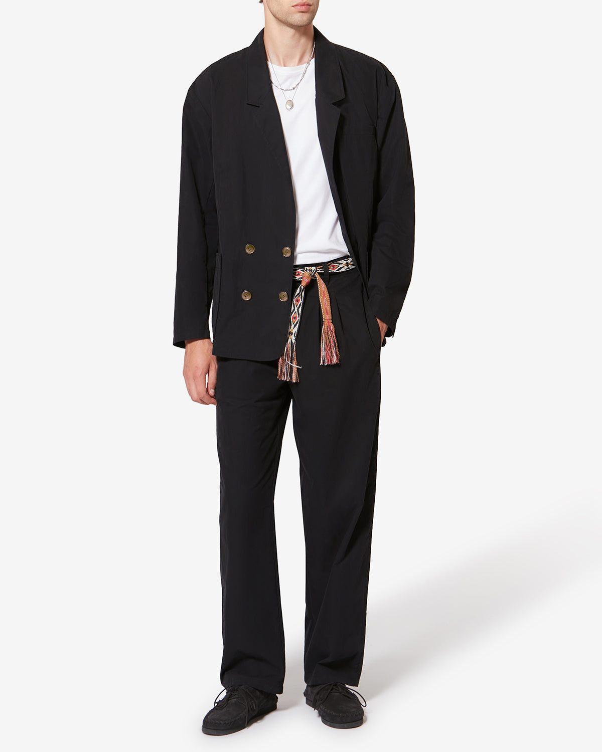 Giacca da blazer casual yhann - Nero lavato - Man - 1