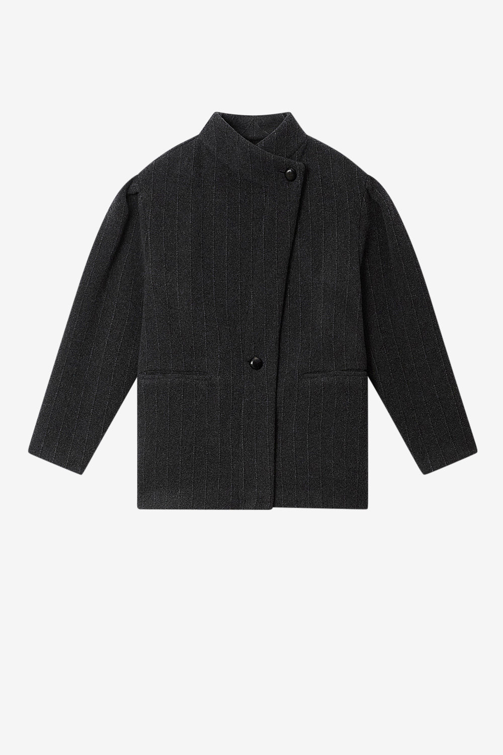 Jabadine wool jacket - Anthracite - Woman - 1