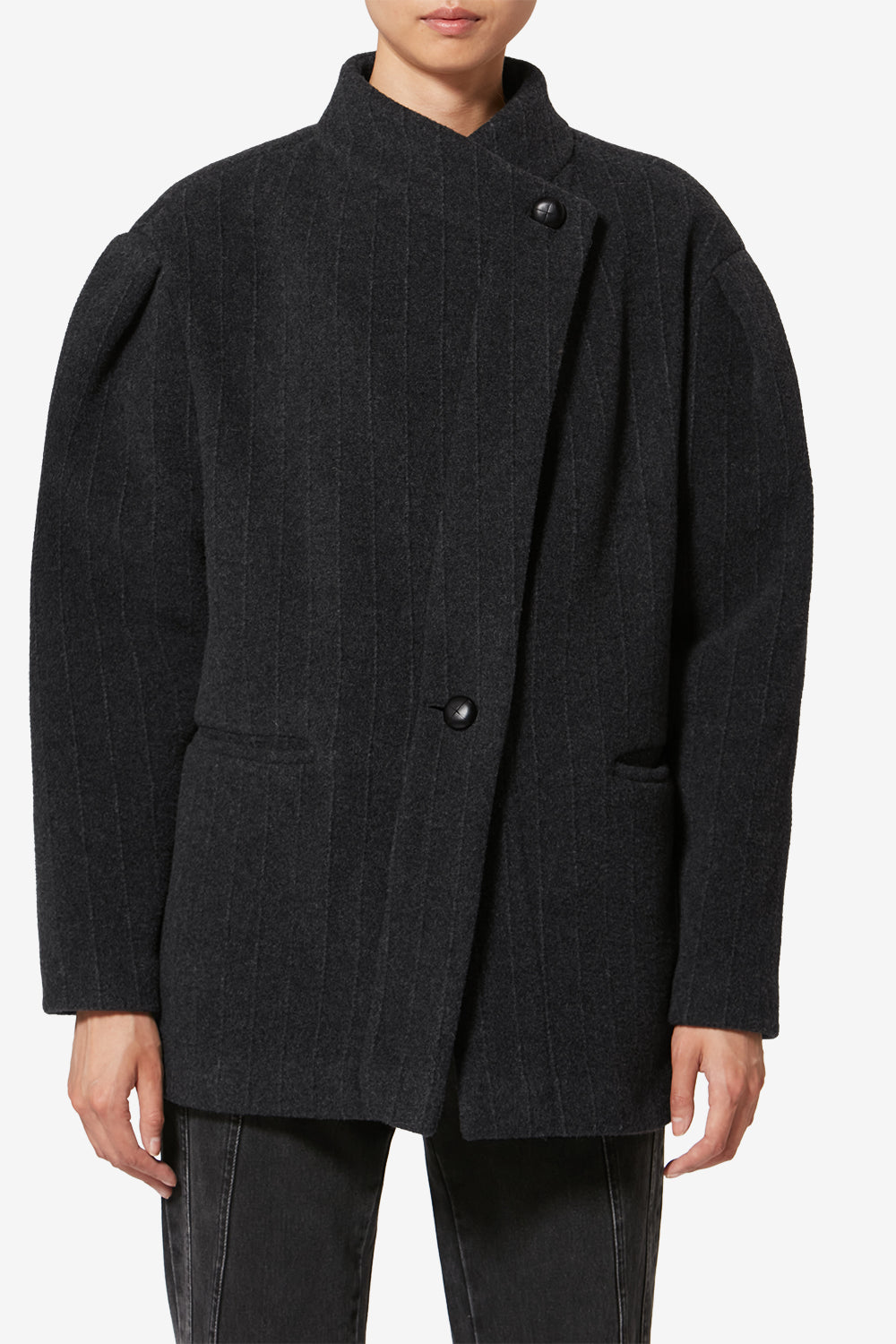 Jabadine wool jacket - Anthracite - Woman - 4