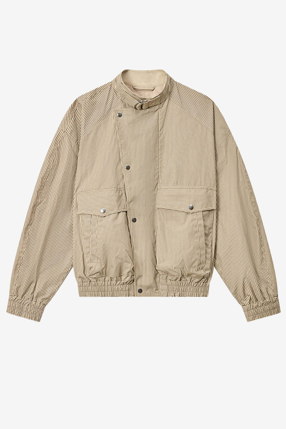 Corto コットン ストライプ入りジャケット - Beige-khaki - Man - 1
