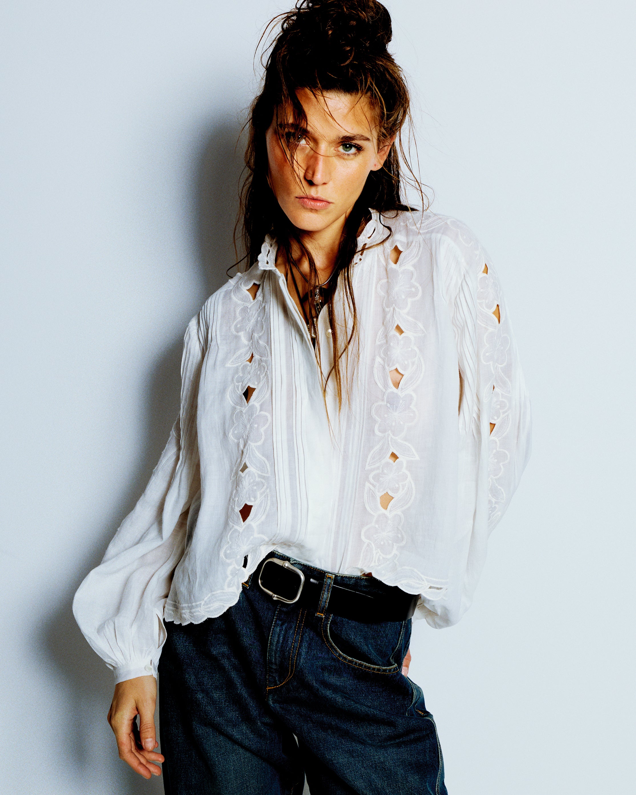 ISABEL MARANT クロシェ カーディガン 総レース ブラウス レディーストップス＆シャツ - イザベルマラン＆マラン エトワール